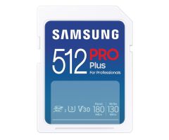 Samsung 512GB SDXC PRO Plus 180MB/s (2023)