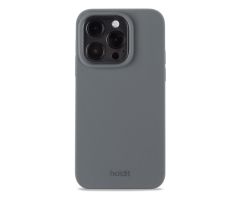 Holdit iPhone 14 Pro Space Grey Silikonhülle