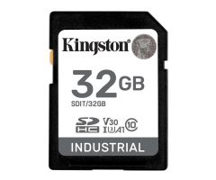 Kingston 32GB SDHC Industrial UHS-I U3 V30 A1 pSLC