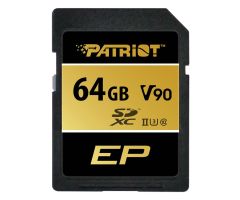 Patriot 64GB EP SDXC V90 UHS-II U3 300MB/s