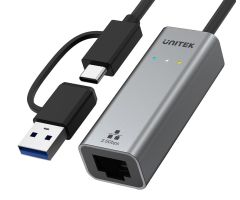Unitek USB-A/C – RJ-45 2,5G-Adapter