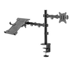 Spacetronik Tischhalterung für Monitor und Laptop