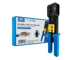 Spacetronik RJ45/RJ12/RJ11-Durchgangscrimper