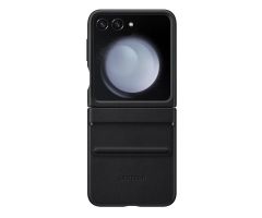 Samsung Flap ECO-Ledertasche für Galaxy Z Flip5 schwarz