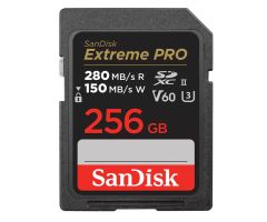 SanDisk 256GB SDXC Extreme PRO 280MB/s V60 UHS-II