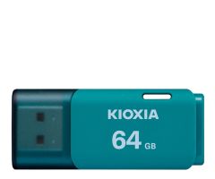 KIOXIA 64GB Hayabusa U202 USB 2.0 aqua