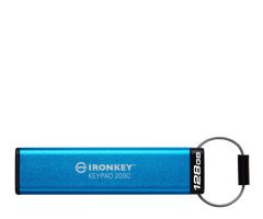 Kingston 128GB IronKey Keypad 200C USB-C FIPS 140-3 Lvl 3 AES-256
