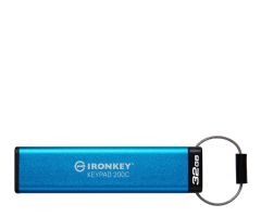 Kingston 32GB IronKey Keypad 200C USB-C FIPS 140-3 Lvl 3 AES-256