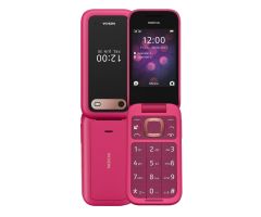 Nokia 2660 4G Flip rosa + Aufladestation