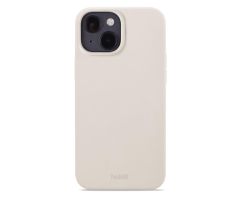 Holdit Silikonhülle iPhone 15 Hellbeige