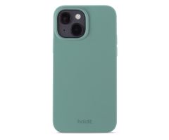 Holdit Silikonhülle iPhone 15 Moosgrün