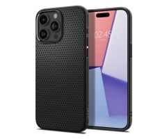 Spigen Liquid Air für iPhone 15 Pro Max mattschwarz