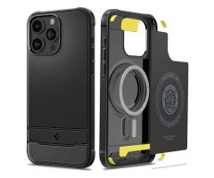 Spigen Rugged Armor Mag Magsafe für iPhone 15 Pro mattschwarz