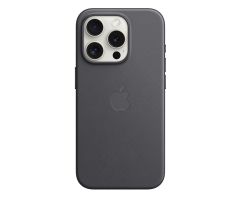 Apple iPhone 15 Pro Feingewebe Case mit MagSafe schwarz