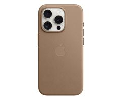 Apple iPhone 15 Pro Feingewebe Case mit MagSafe taupe