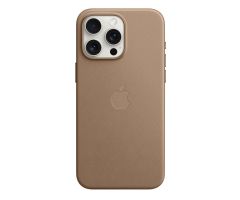Apple iPhone 15 Pro Max Feingewebe Case mit MagSafe taupe