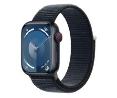 Apple Watch 9 LTE 41mm Aluminium mitternacht Sport Loop mitternach