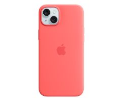 Apple iPhone 15 Plus Silikon Case mit MagSafe guave