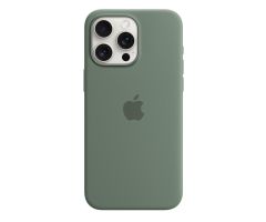 Apple iPhone 15 Pro Max Silikon Case mit MagSafe zypresse