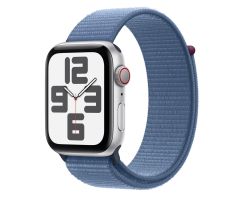 Apple Watch SE 2 44/Silver Aluminum/Winter Blue Sport Loop LTE