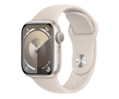 Apple Watch 9 GPS 41mm Aluminium polarstern Sportarmband polarster