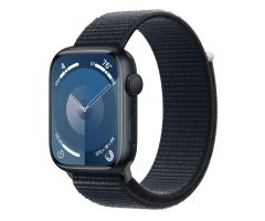 Apple Watch 9 GPS 45mm Aluminium mitternacht Sport Loop mitternach