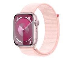 Apple Watch 9 GPS 45mm Aluminium rosé Sport Loop hellrosa