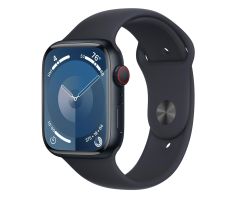 Apple Watch 9 LTE 45 mm Aluminium mitternacht Sportarmband mittern