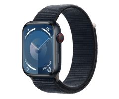 Apple Watch 9 LTE 45mm Aluminium mitternacht Sport Loop mitternach
