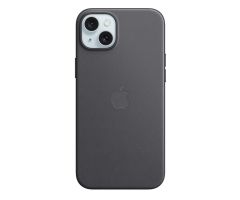 Apple iPhone 15 Plus Feingewebe Case mit MagSafe schwarz