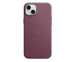 Apple iPhone 15 Plus Feingewebe Case mit MagSafe mulberry