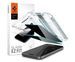 Spigen Glas.tr „ez fit“ 2er-Pack für die Privatsphäre des iPhone 15