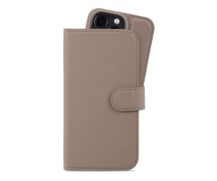 Holdit Wallet Case Magnet Plus iPhone 15 Pro Mokkabraun
