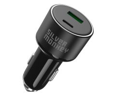 Silver Monkey Autoladegerät 100W USB-C PD + USB 3.0 QC
