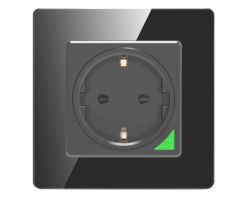 Avatto TUYA Smart WiFi Wandsteckdose (Schwarz)
