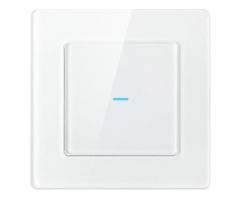 Avatto Touch WiFi Lichtschalter Single TUYA (weiß)