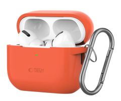 Tech-Protect Silicone Hook für Apple Airpods Pro (1.|2. gen.) neon orange