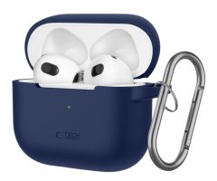 Tech-Protect Silikonhaken für Apple Airpods der 3. Generation, Marineblau