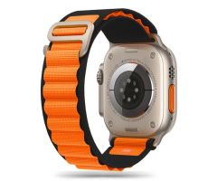 Tech-Protect Nylon Pro für Apple Watch 44/45/46/49 mm Schwarz / Orange