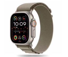 Tech-Protect Nylon Pro für Apple Watch 44/45/46/49 mm Titan/Oliv