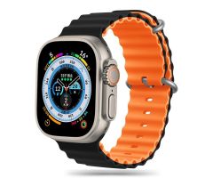 Tech-Protect Iconband Pro für Apple Watch 44/45/46/49 mm Schwarz/Orange