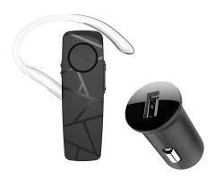 Tellur Vox 60 BT Kopfhörer schwarz + Ladegerät Auto