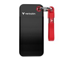 Verbatim Pocket SSD 1TB Schwarz/Rot
