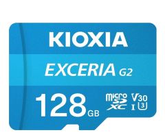 KIOXIA 128 GB microSDXC Exceria Gen 2 C10 UHS-I U3 V30