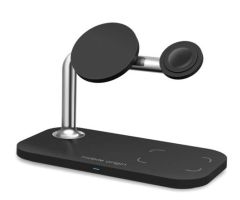 Mobile Origin 3-in-1 kabelloses Ladegerät schwarz