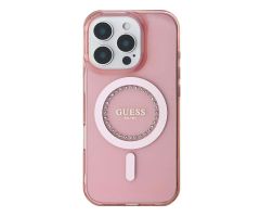 IML Rhinestones fur iPhone 16 Pro Max rosa