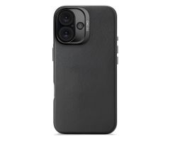 Decoded Leder-Backcover für iPhone 16 mit MagSafe schwarz