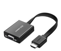 UGREEN HDMI - VGA Adapter mit Micro-USB und 3,5-mm-Audiokabel