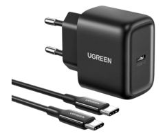 UGREEN Netzladegerät USB-C 25W PD + USB-C Kabel 2m 50581