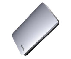 UGREEN Gehäuse für 2,5'' SATA-Festplatte 3.0 6Gbps + USB-C - USB-A Kabel